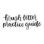 Brush Letter Practice Guide coupons and promo codes