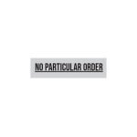 No Particular Order coupons and promo codes